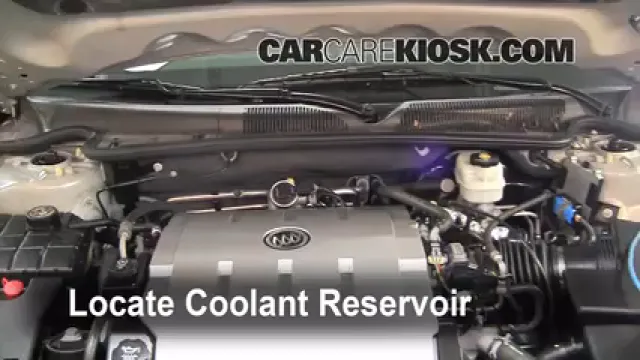 2006 Buick Lucerne CXS 4.6L V8 Antigel (Liquide de Refroidissement) Vérifiez le niveau d'antigel